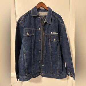 Phat Farm navy denim jacket Size XXL